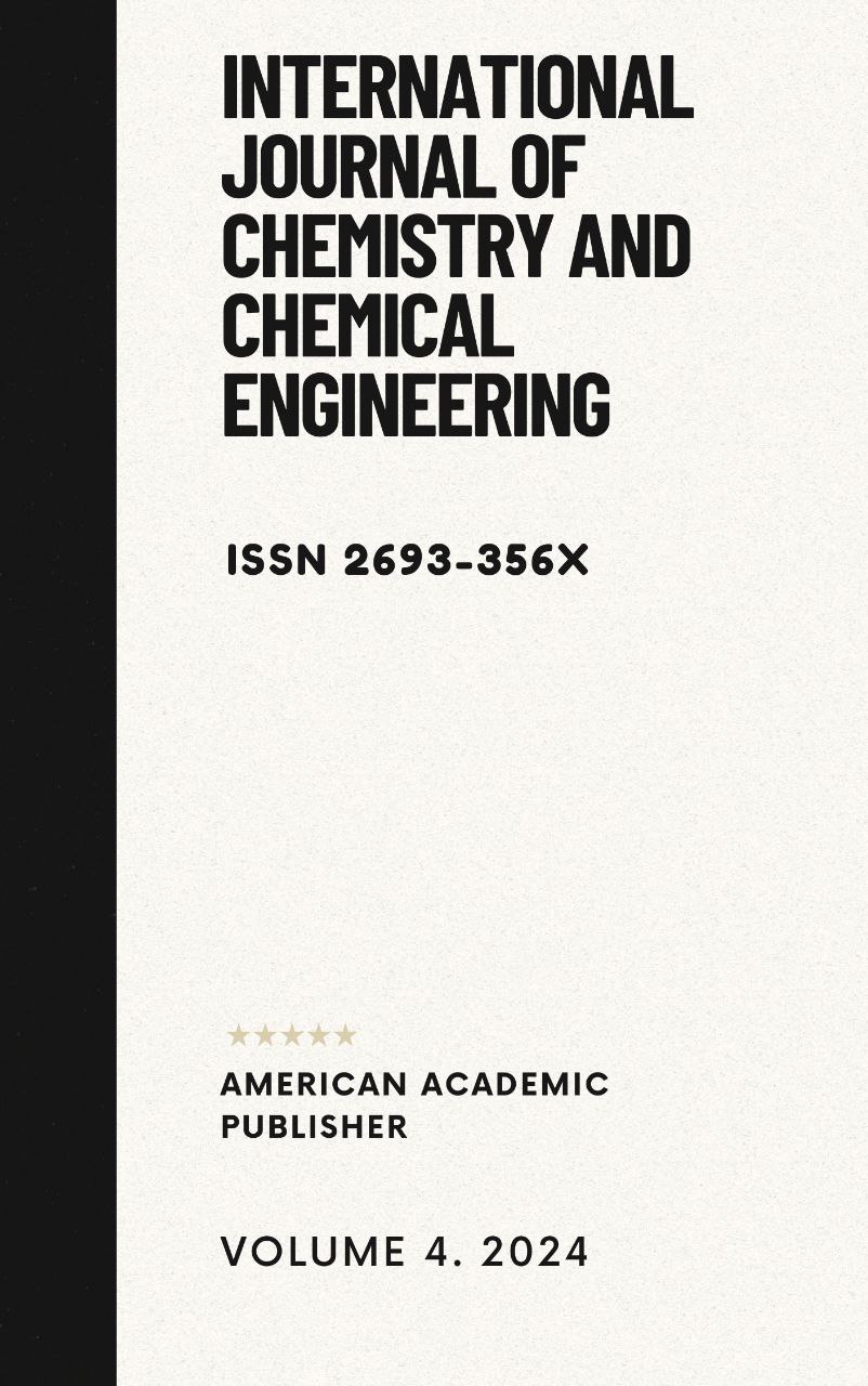 International journal of chemistry and chemical engineering 